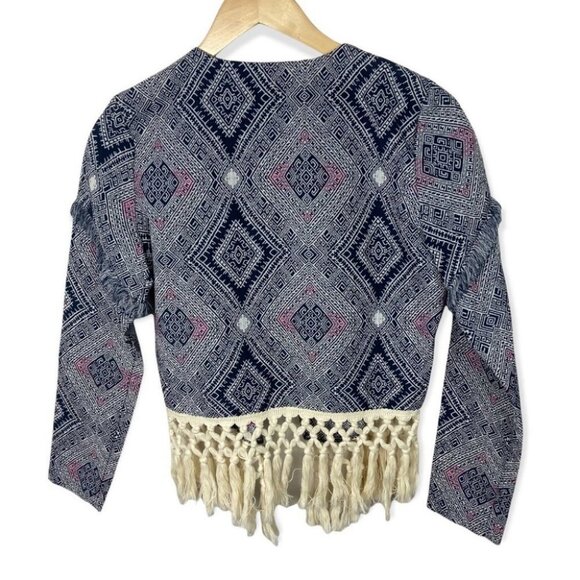 Rory Beca Anthropologie Revolve Bikes Jacket Fringe Hippie Bohemian Size XS Boho - Picture 6 of 14